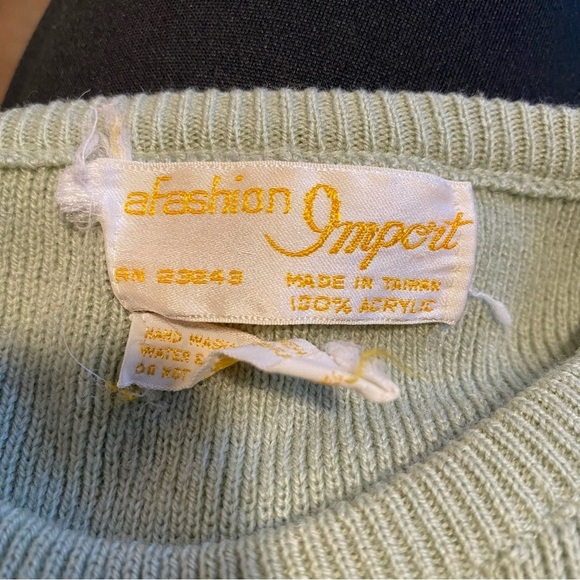 Vintage 70s Laurel and Hardy Graphic Sweater - Picture 9 of 9